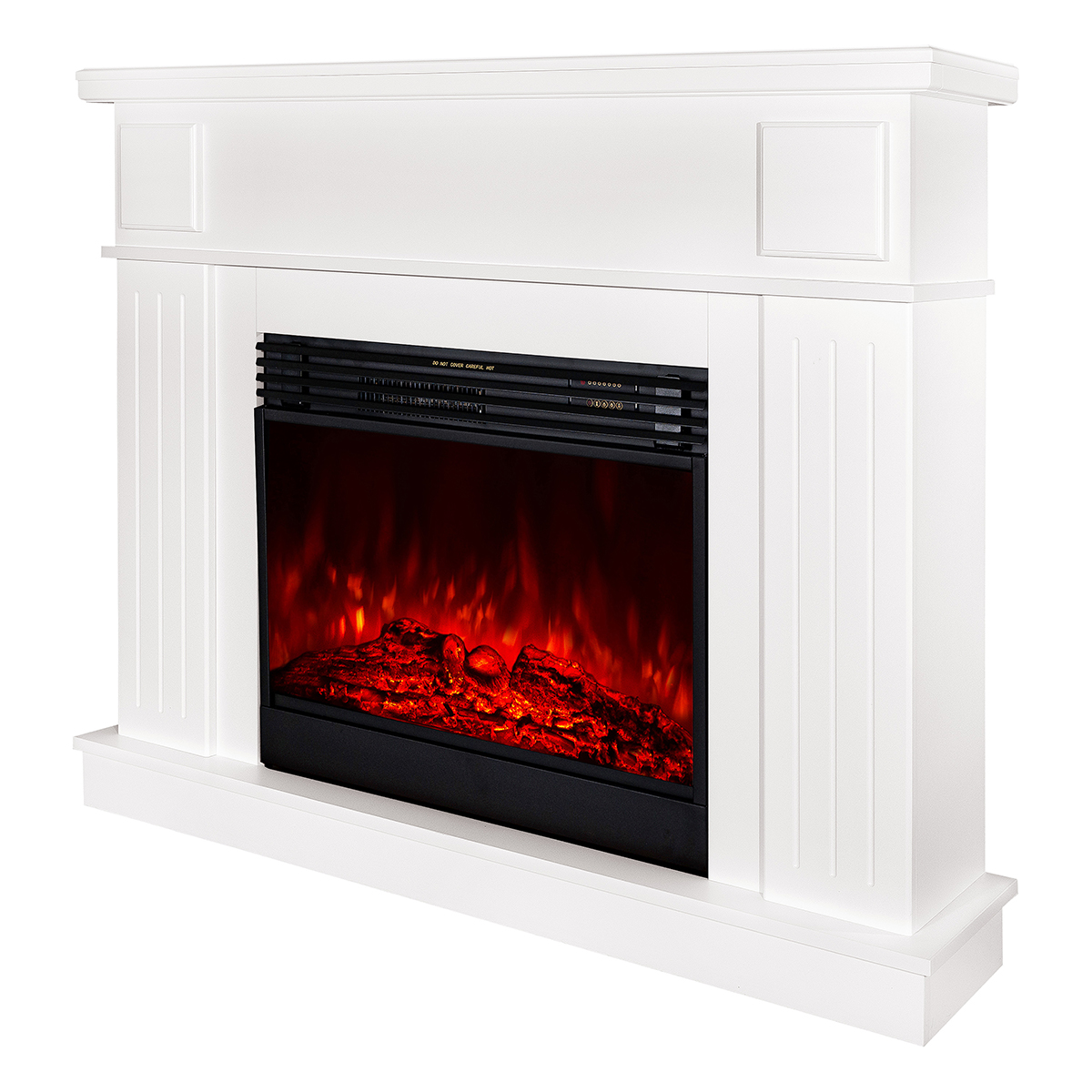 Electric fireplace Marina prestige & Mirabella, 1060x1300x300 mm, 1950 W, Burning wood crisp sound effect, 5 flame brightness levels, timer