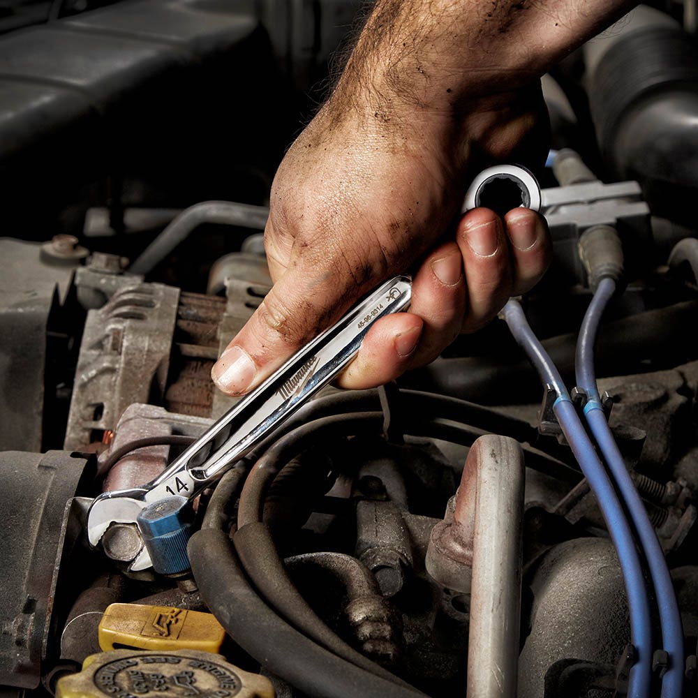 MILWAUKEE 15pc Metric Ratcheting Wrench Combination Set 48229516