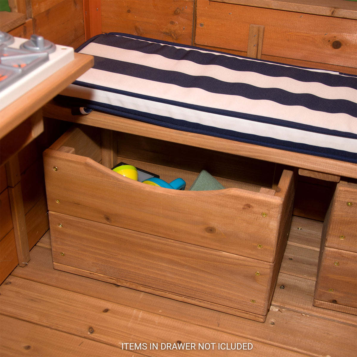 Malibu Wooden Swing Set