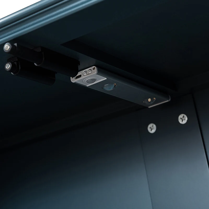 Emathides 63 Solid Wood Sideboard with Lighting & Wine Rack