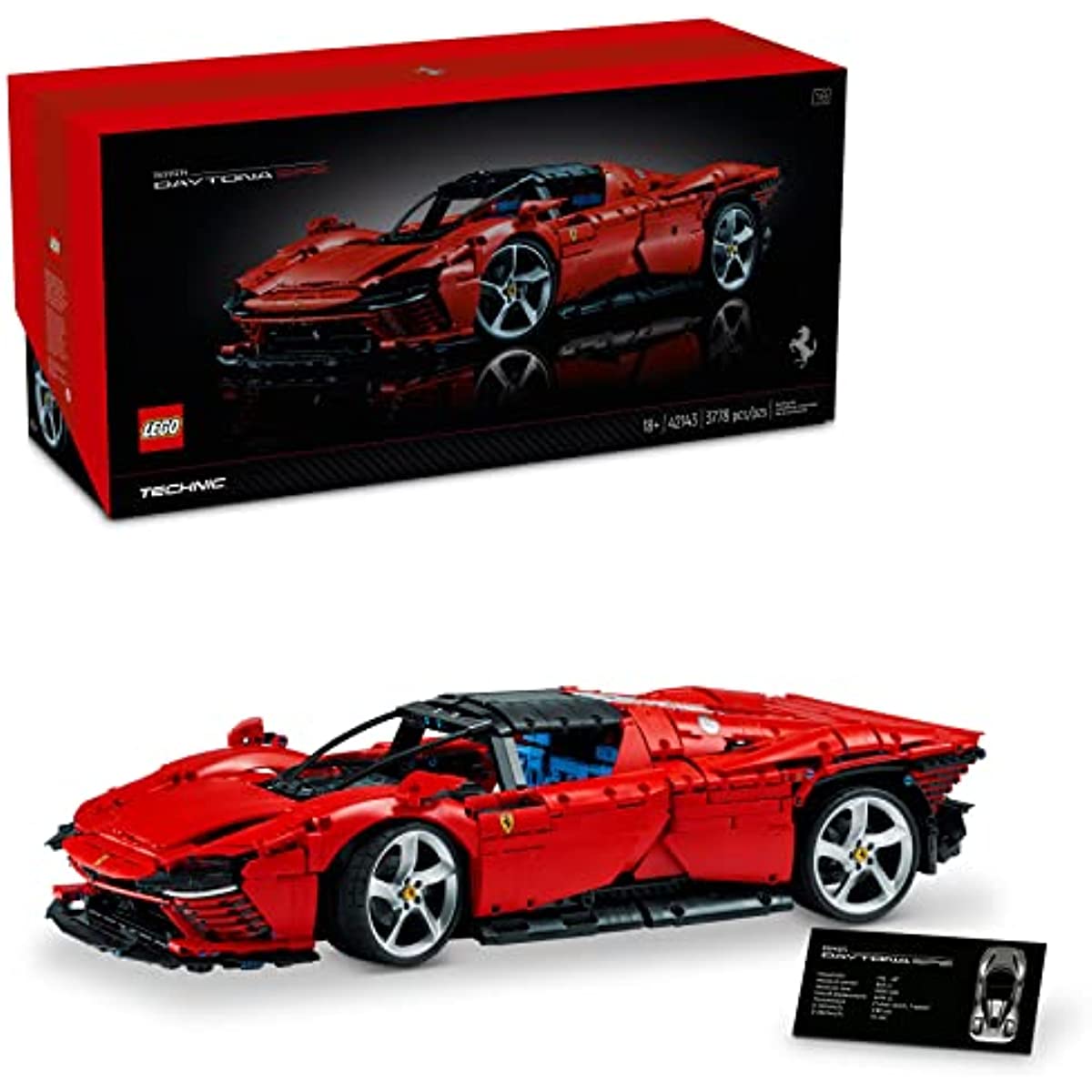 LEGO Technic Ferrari Daytona SP3 42143 Building Set for Adults (3,778 Pieces)