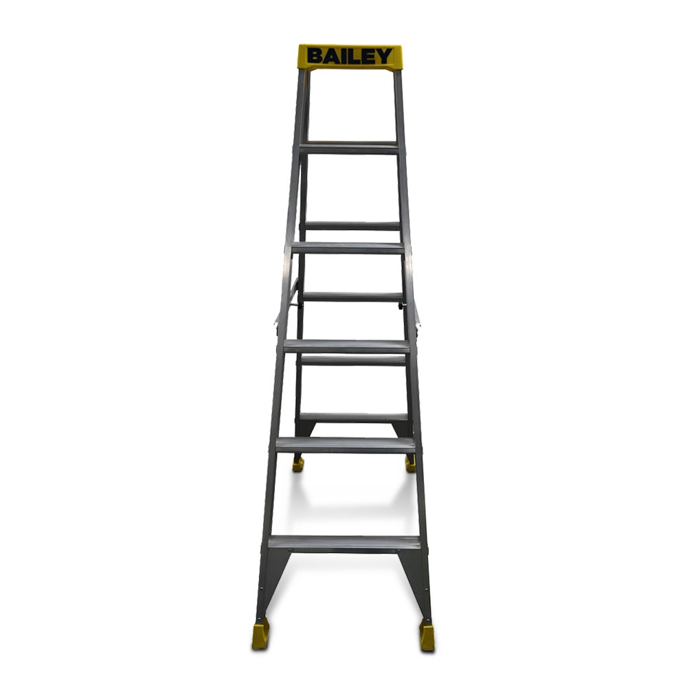 BAILEY 1.8m 150kg Step 6 Pro Aluminium Double Sided Ladder FS13963