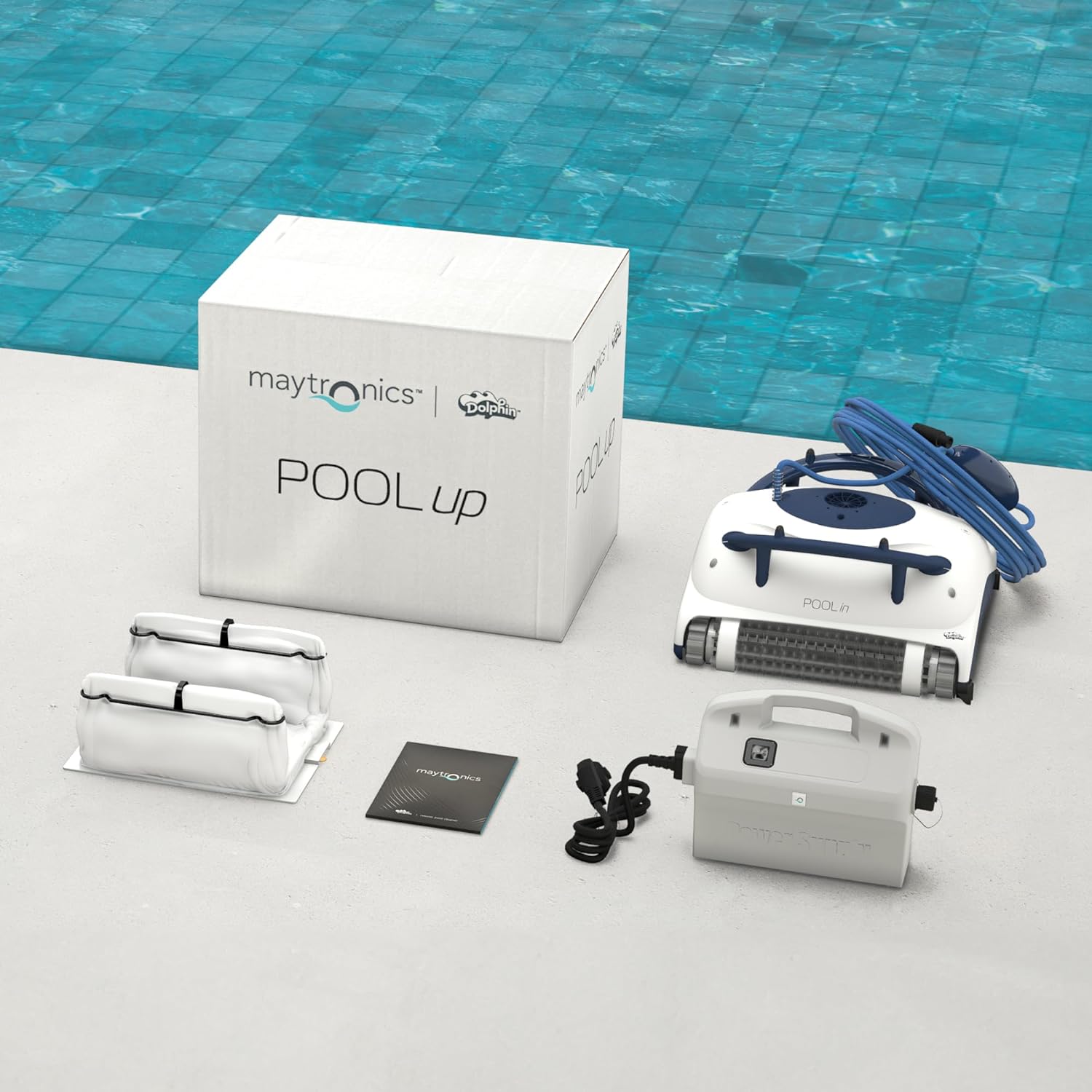 Dolphin Pool UP Robot Electric Pool Cleaner - Wall Cleaning, Above Ground Pools up to 8 meters in Length