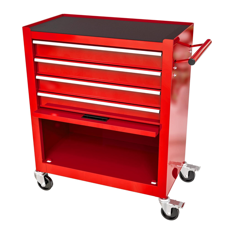 5 Drawer Rolling Tool Cart, Rolling Tool Box on Wheels, Lockable Home Repair Tool Storage Organizer, Mechanic Tool Box Cabinet, Garage