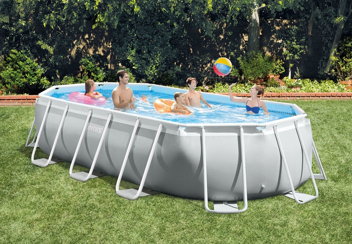 16ft 6in X 9ft X 48in Prism Frame Oval Pool Set