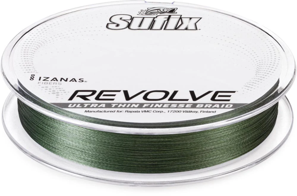 Sufix Revolve Low-Vis Green Braid - 200 Yards