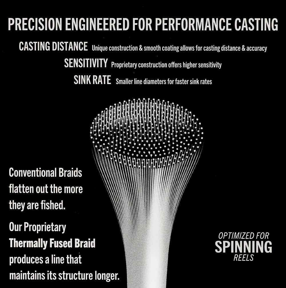 Berkley Forward Finesse Crystal Braid - 150 Yard Spool