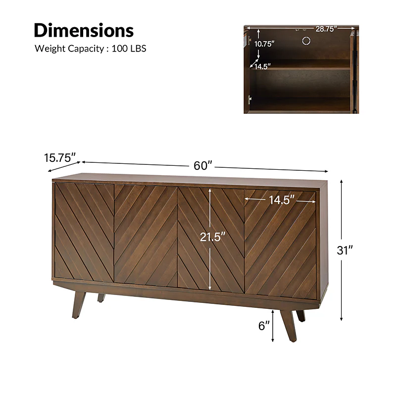 Jeremias 60 Wide Sideboard