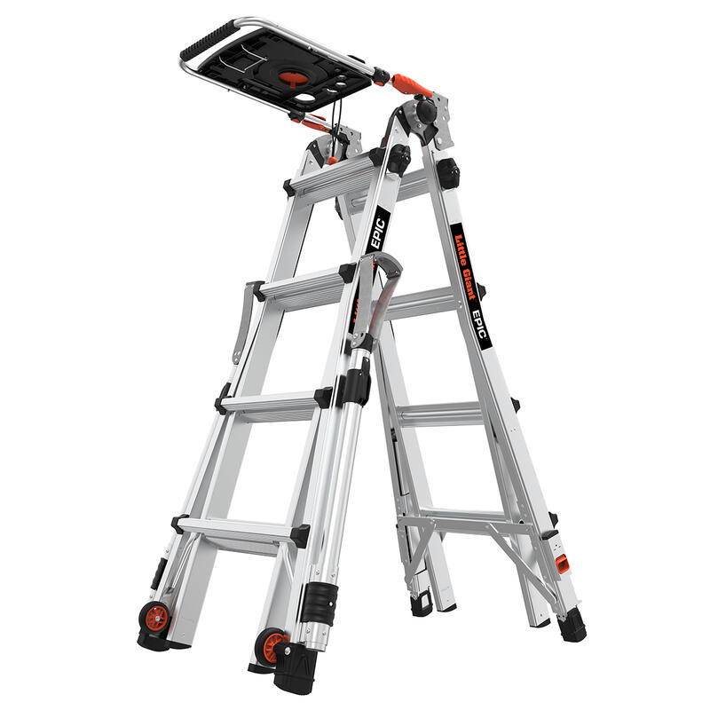 Little Giant Ladder Systems, Velocity with Wheels, M22, 22 Ft