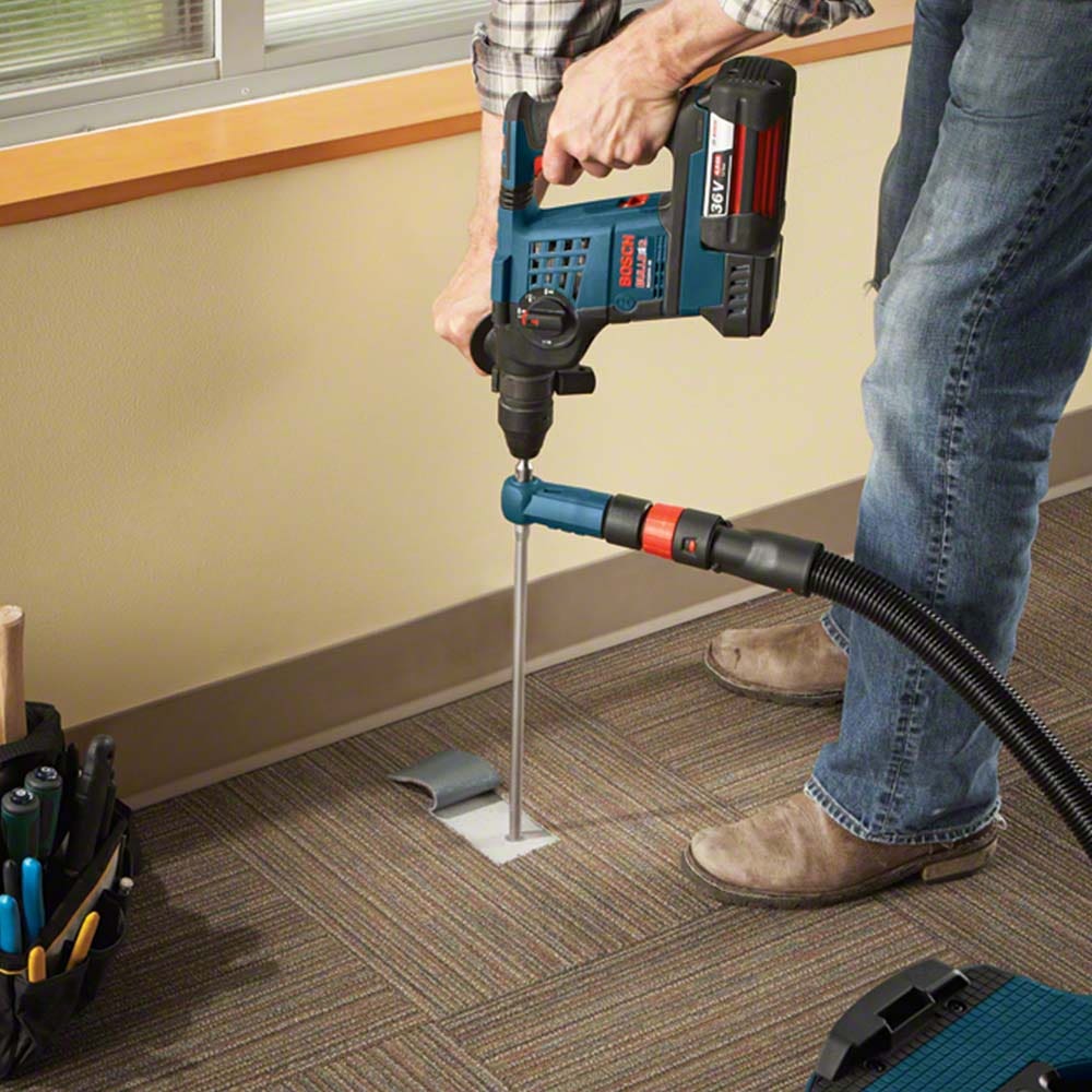 BOSCH 15 x 380mm 2-Cutter SDS-Plus TCT Dust Extraction Hammer Drill Bit - SPEEDCLEAN