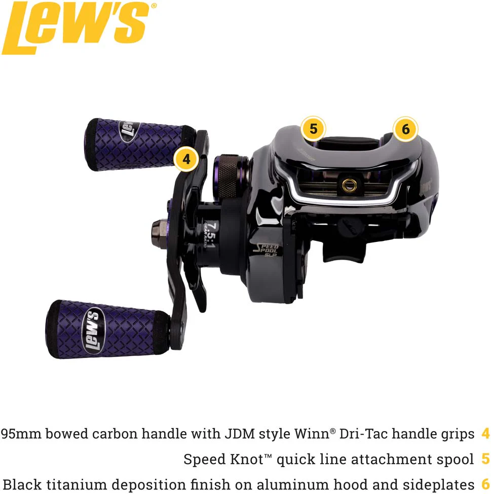 Team Lew's Pro TI Gen 2 Baitcasting Reel