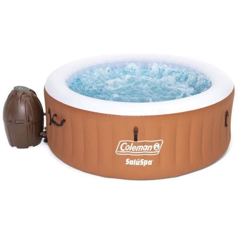 SaluSpa Inflatable Hot Tub | Portable Hot Tub W/ Heated Water System & Bubble Jets | Fits up to 6 People