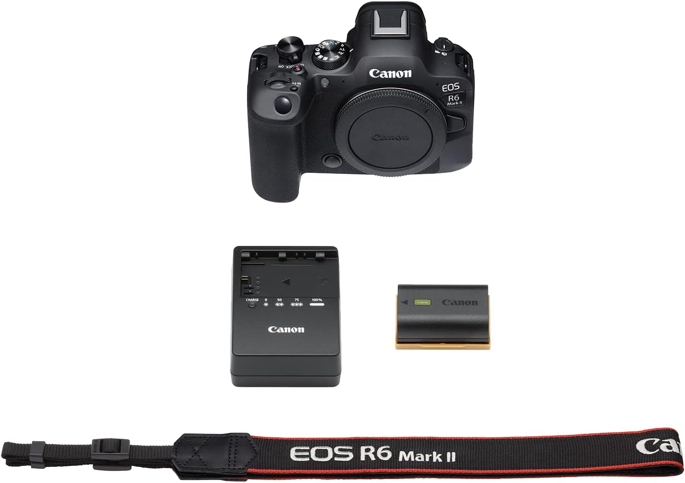 Canon EOS R6 Mark II Body (Renewed) Black