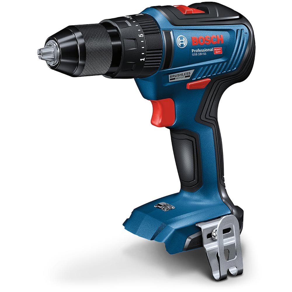 BOSCH 18V 55NM 2 Speed Cordless Drill/Driver GSB 18V-55 Skin - 0615990M1Y
