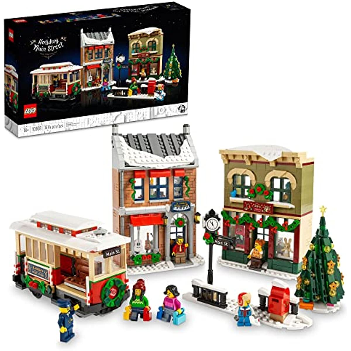 LEGO Holiday Main Street 10308 Building Set for Adults (1,514 Pieces)