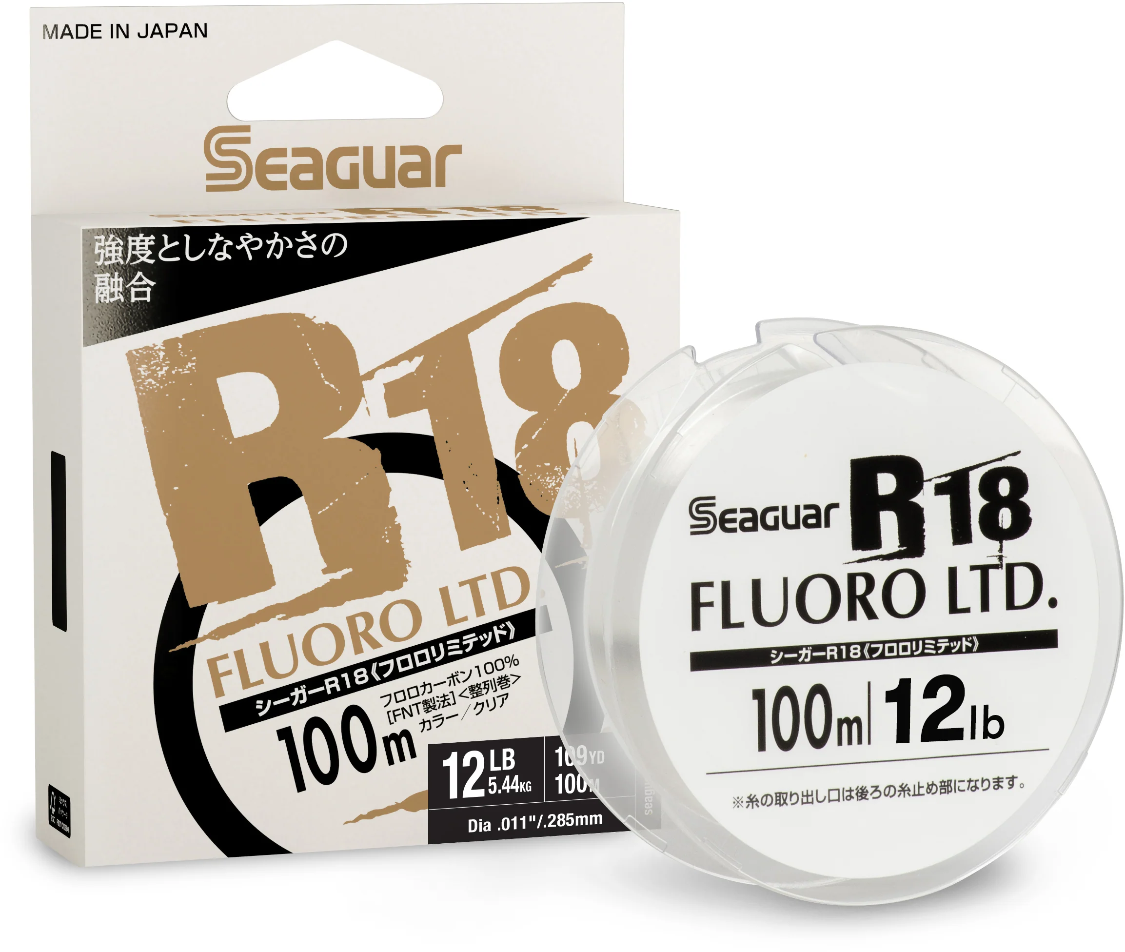Seaguar JDM R18 Fluoro - 109 Yard Spool
