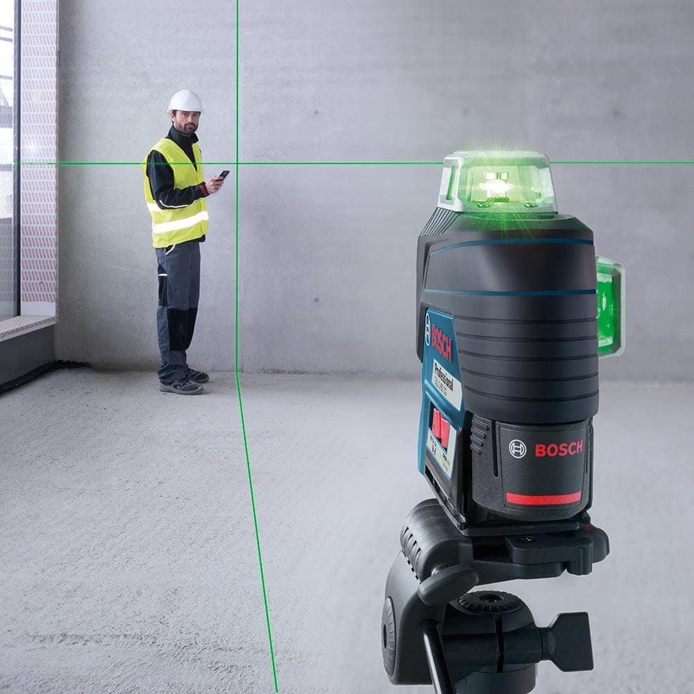 BOSCH 12V 3x360° Green Multi-Line Laser Level Kit 06159940R1