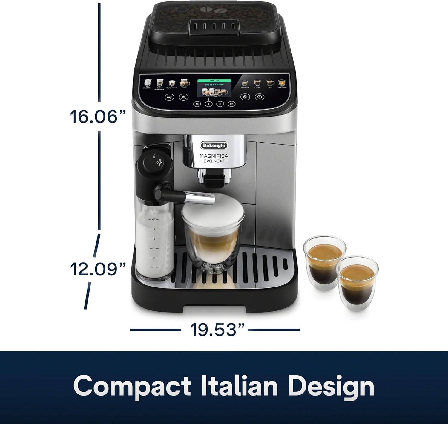 De'Longhi Magnifica Evo Next Fully Automatic Espresso Machine