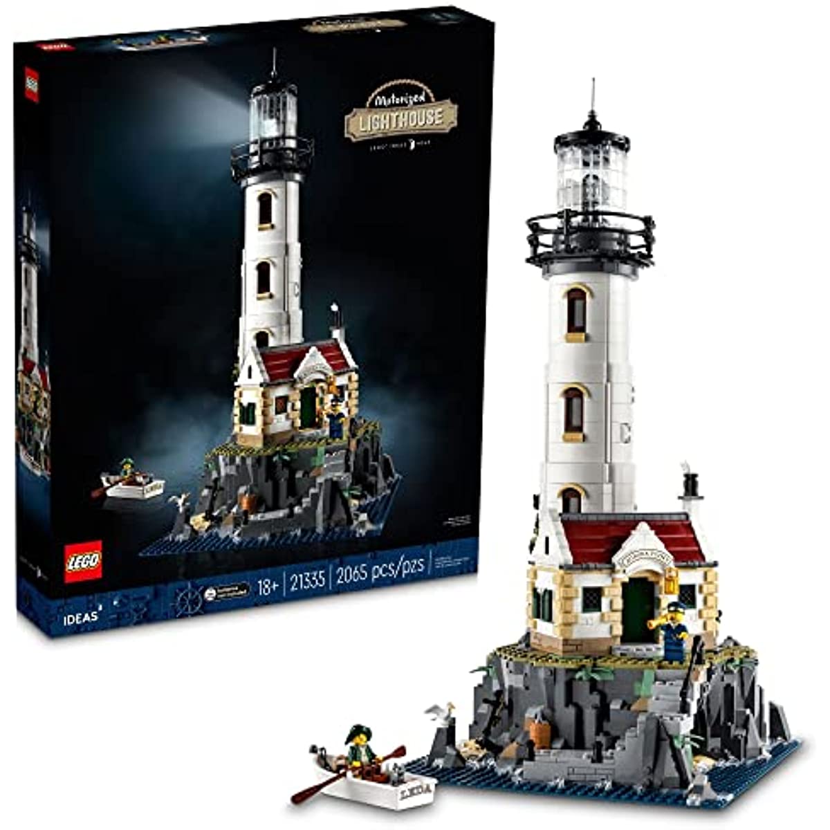 LEGO Ideas Motorized Lighthouse 21335 Building Set for Adults (2,065 Pieces)