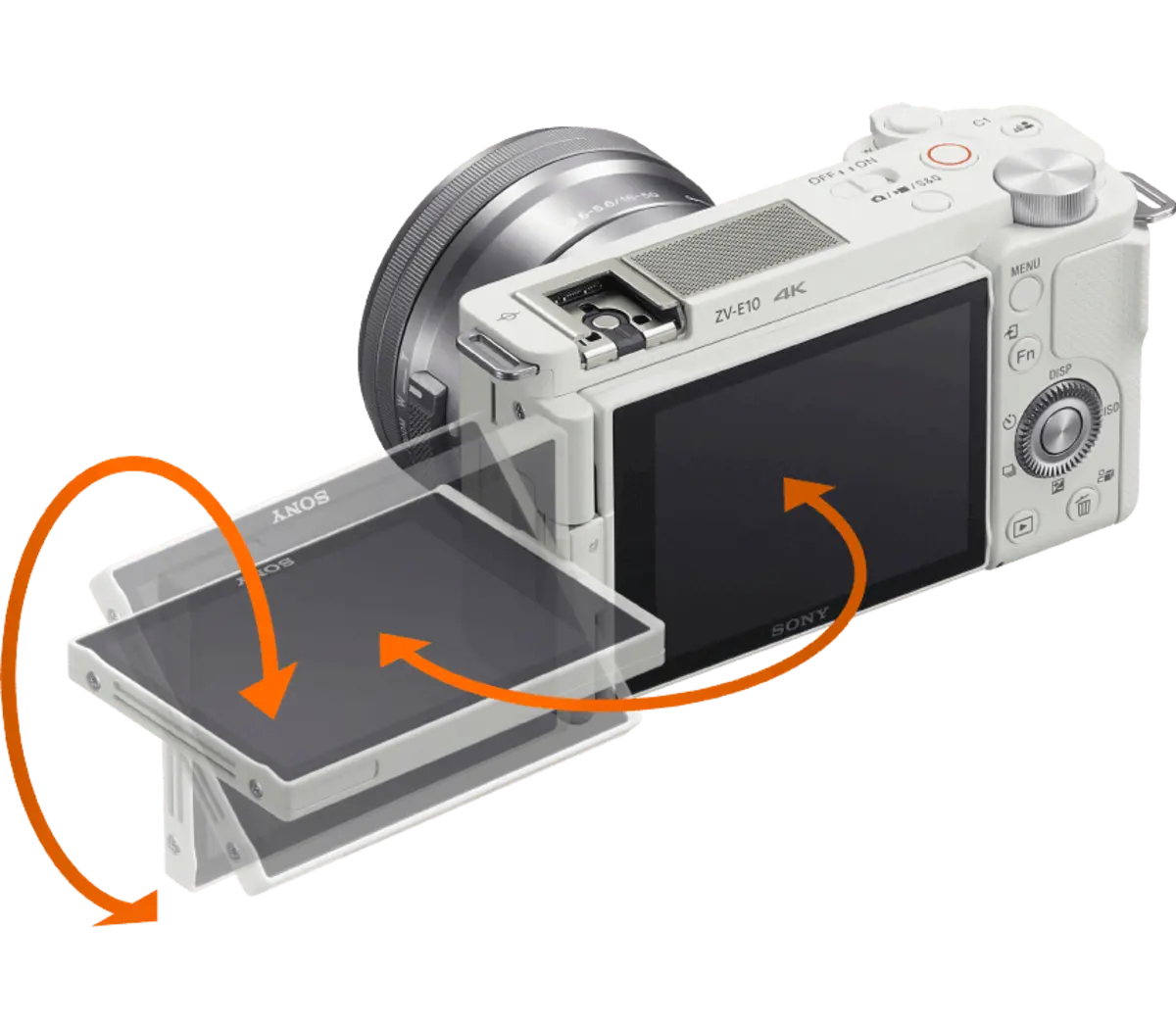 Alpha ZV-E10 - APS-C Interchangeable Lens Vlog Camera 24MP, 4K/30p, Vlog style camera