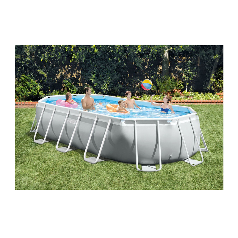 16ft 6in X 9ft X 48in Prism Frame Oval Pool Set