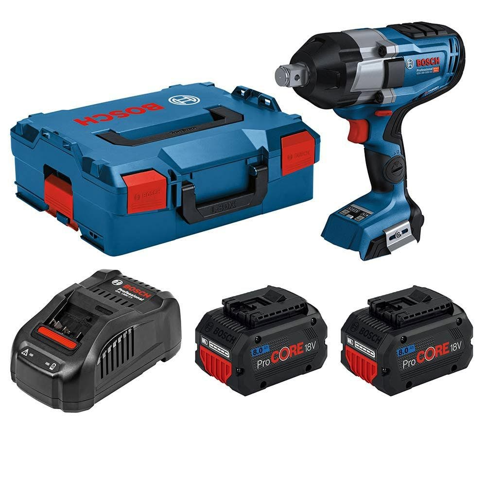 BOSCH 18V Brushless 16 Piece 3 x 5.0Ah Combo Kit 0615990N3B