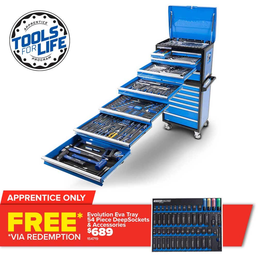 KINCROME TFL 312 Piece 14 Drawer Evolution Workshop P1712