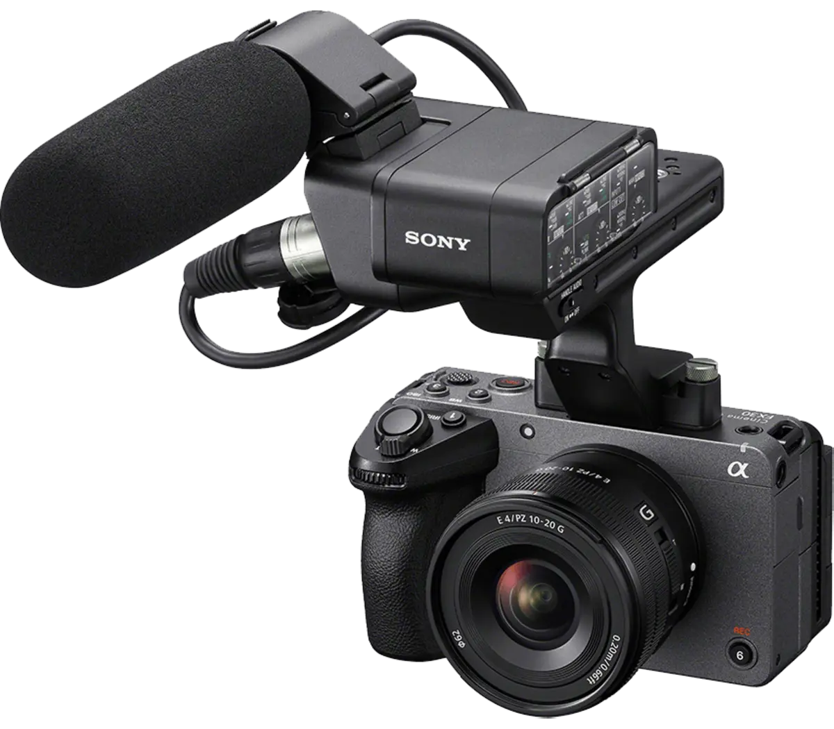 Sony Cinema Line FX30 Super 35 Camera with XLR handle unit