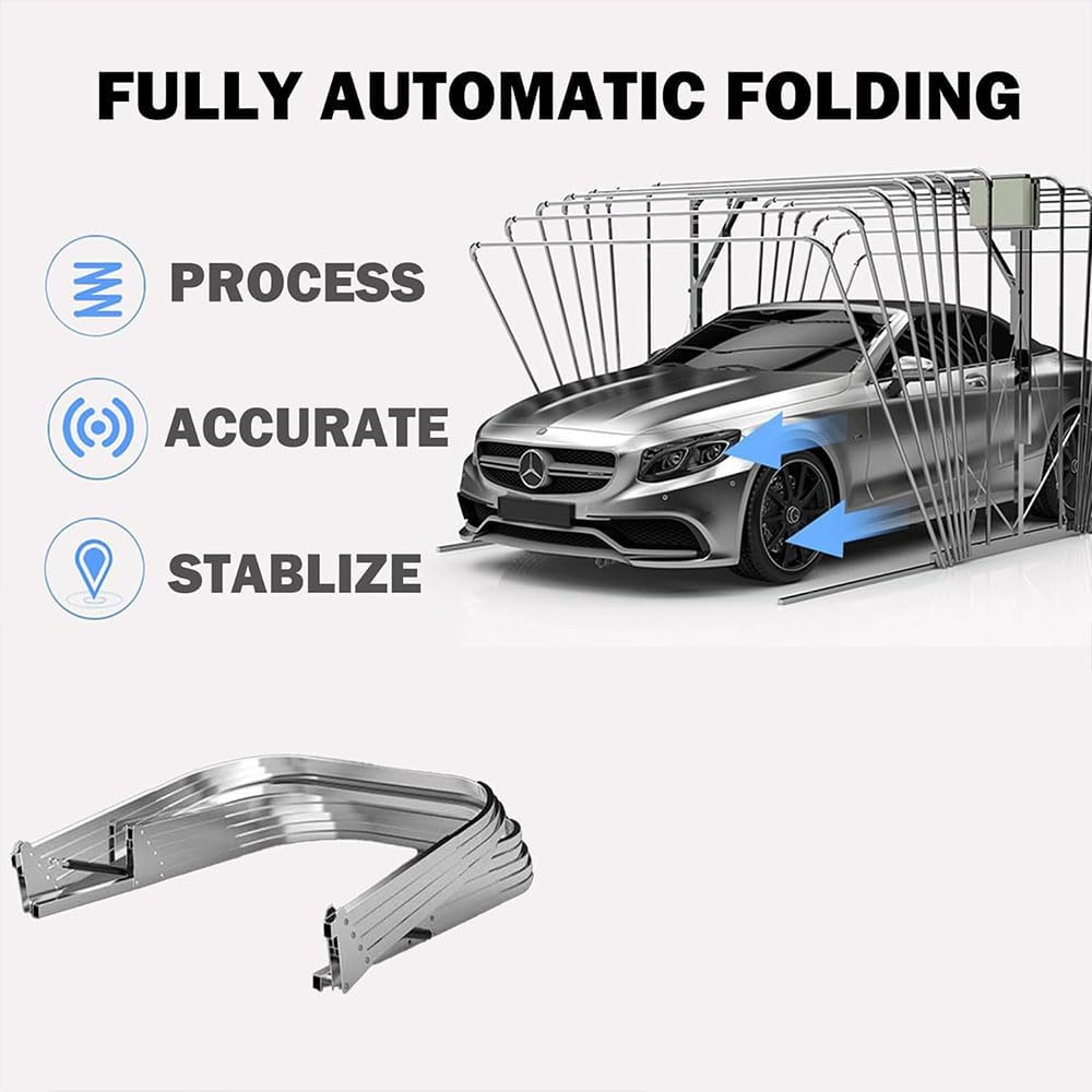 KLYDBMYT Upgraded Retractable Carport