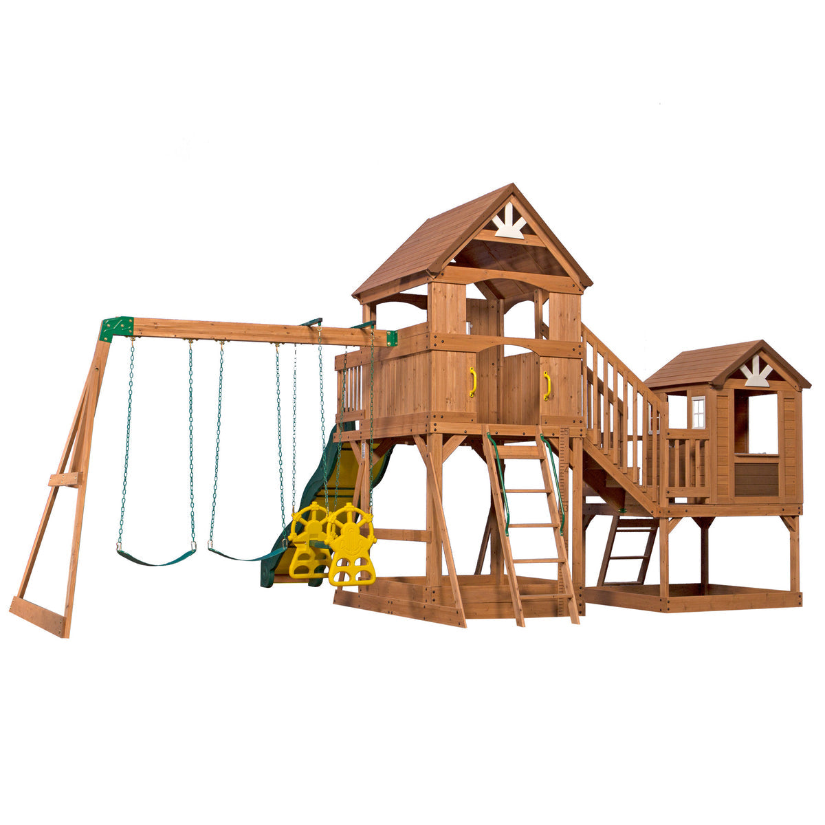 Malibu Wooden Swing Set