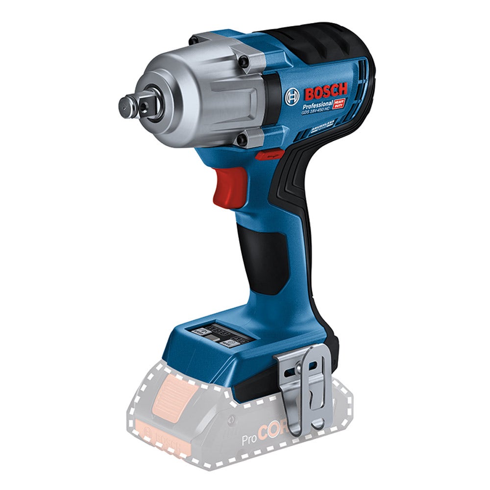 BOSCH 18V Brushless 2 x 5.0Ah 1/2inch Impact Wrench Kit GDS 18V-450 HC 06019K4041