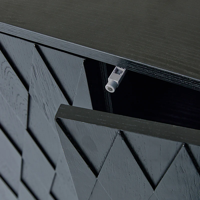 Jakob 3-Door Modern Sideboard with Adjustable Shelves