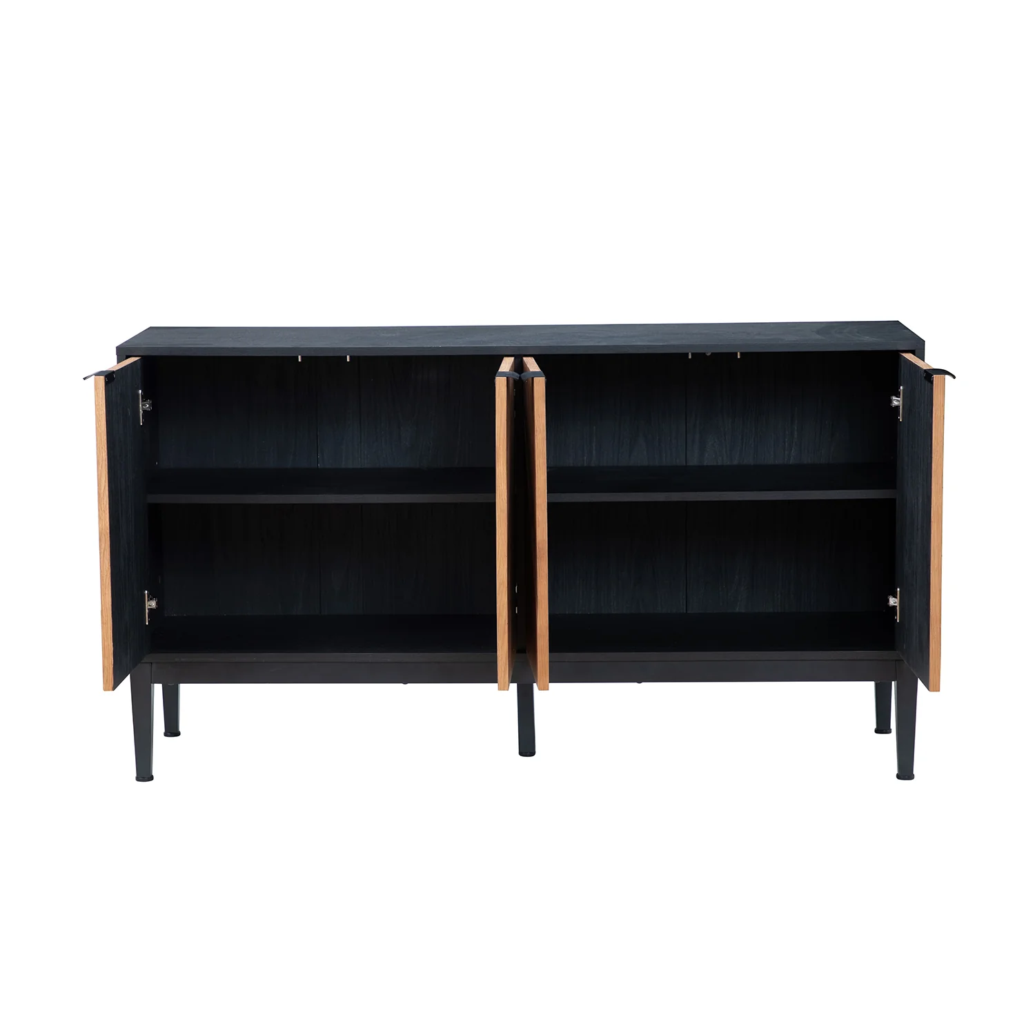 Mila 55 Wide 4 Door Sideboard with Storage
