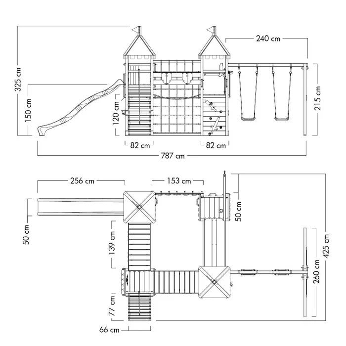 Climbing frame Wickey Smart King