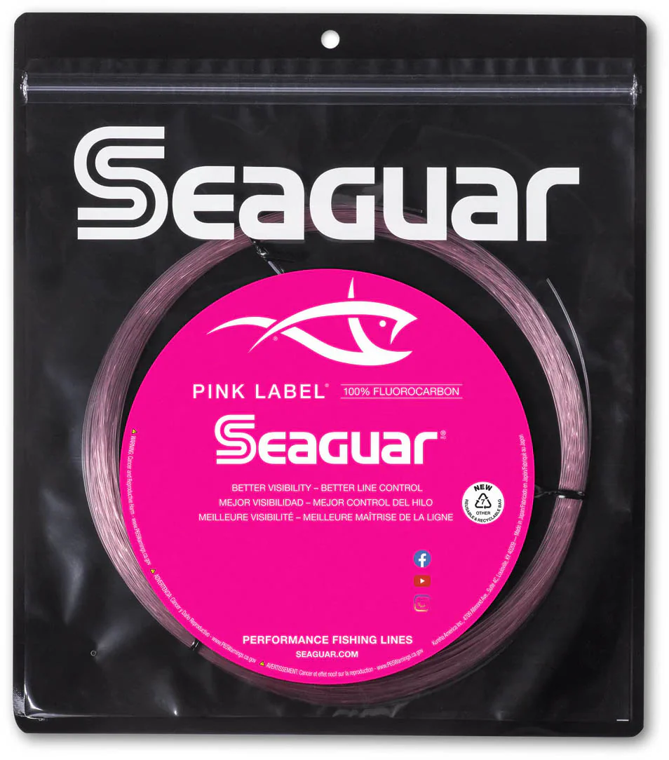 Seaguar Pink Label Fluorocarbon Leader Wheel 25 Yards