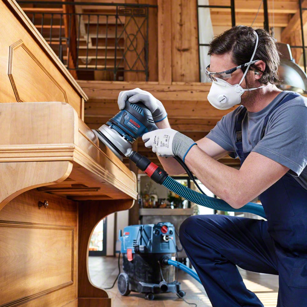 BOSCH 93mm 120-Grit 6-Hole Hook & Loop Delta Sanding Sheet for Wood & Paint - C470 - 5 Piece