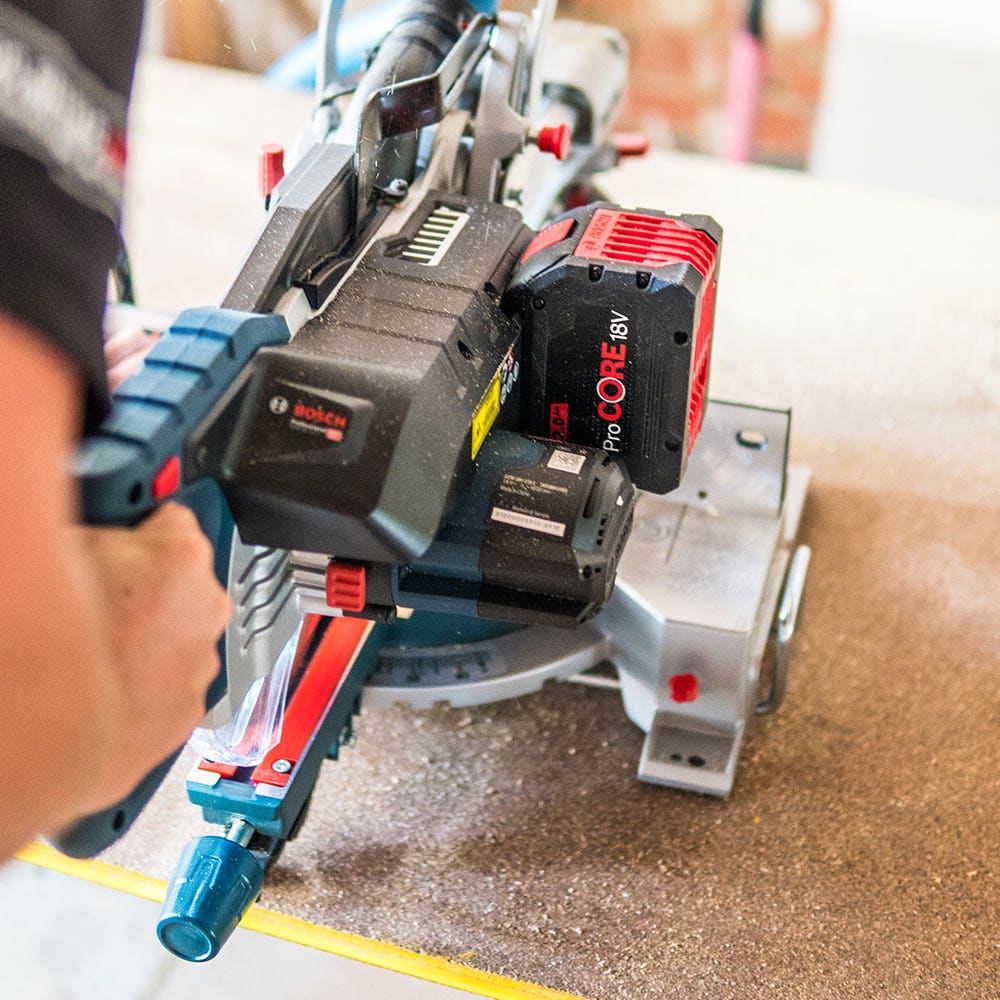 BOSCH 18V BITURBO Brushless 216mm Sliding Compound Mitre Saw Skin 0601B41040