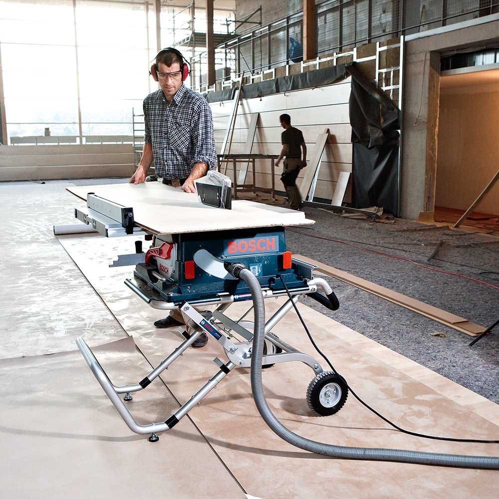 BOSCH Table Saw Stand Folding Trolley Gravity Rise GTA60W