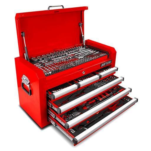 Daytona D520PSKIT 520-Piece Machinery Tool Set with 6-Drawer Cabinet and 7-Drawer Roller Cabinet