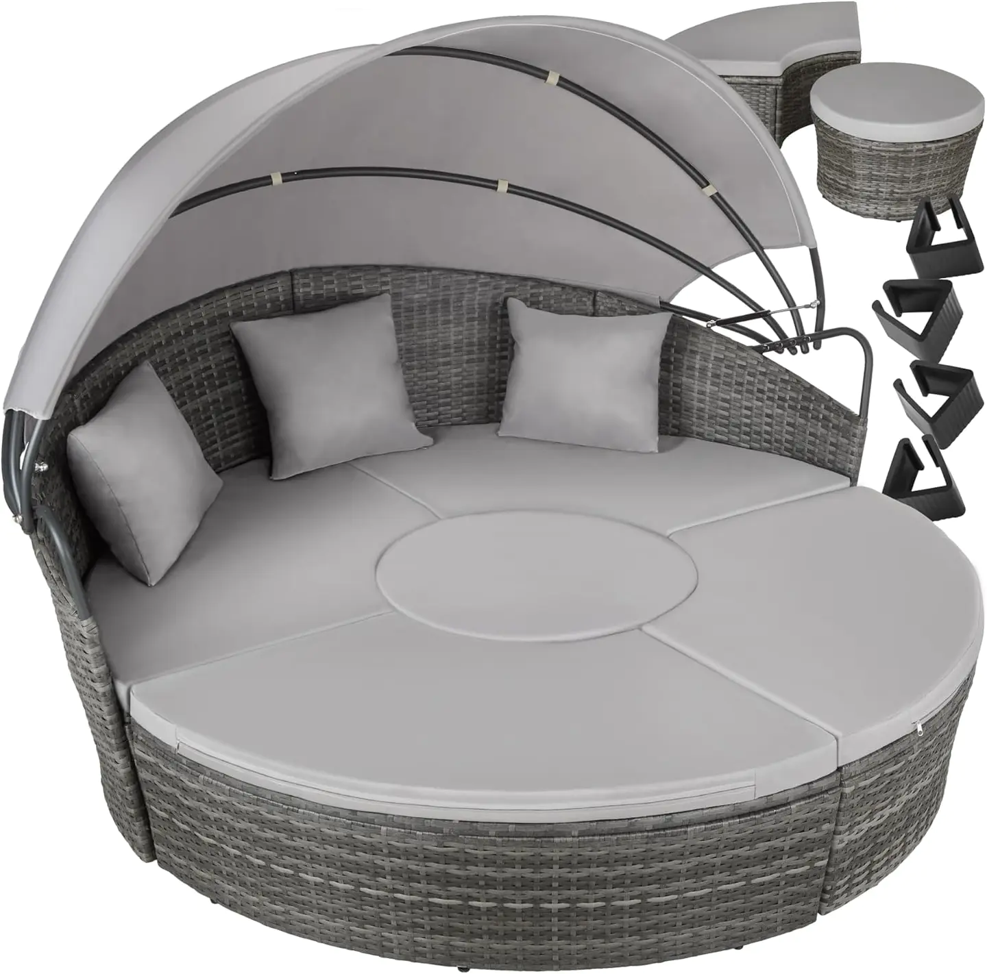 Lounge shell sun island outdoor weatherproof