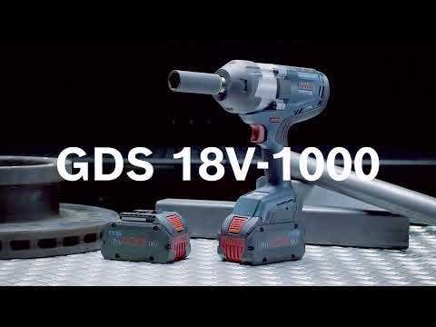 BOSCH 18V BITURBO Brushless 1/2inch Impact Wrench GDS 18V-1000 Skin 0.601.9J8.301