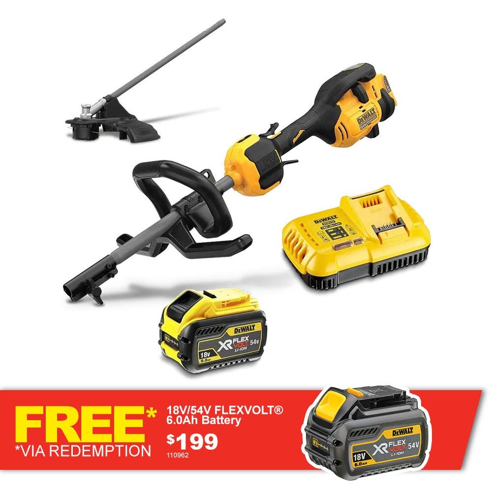 DEWALT 54V XR Flexvolt Brushless 1 x 9.0Ah Power Head Kit DCMAS5713X1-XE
