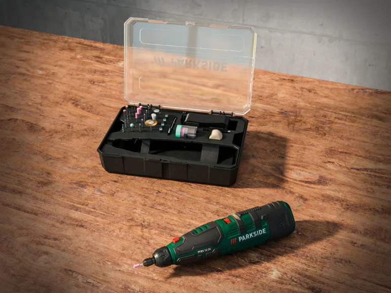 PARKSIDE Meuleuse-perceuse de précision PFBS 12 C6, 12 V