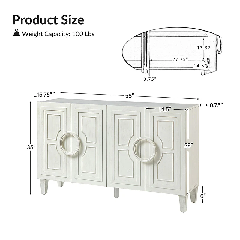 Alex 58 Wide Sideboard