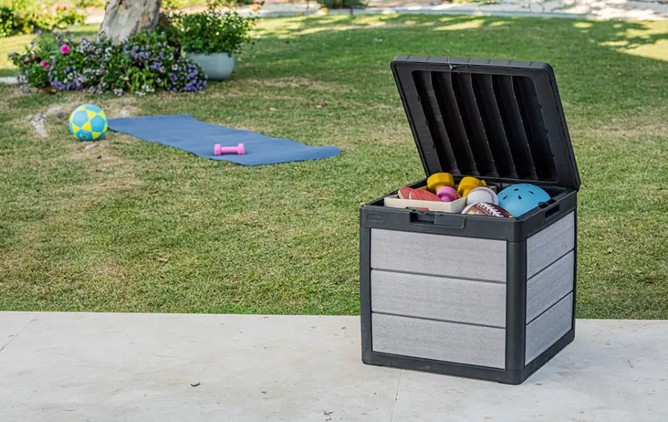 30 Gallon Deck Box - Grey