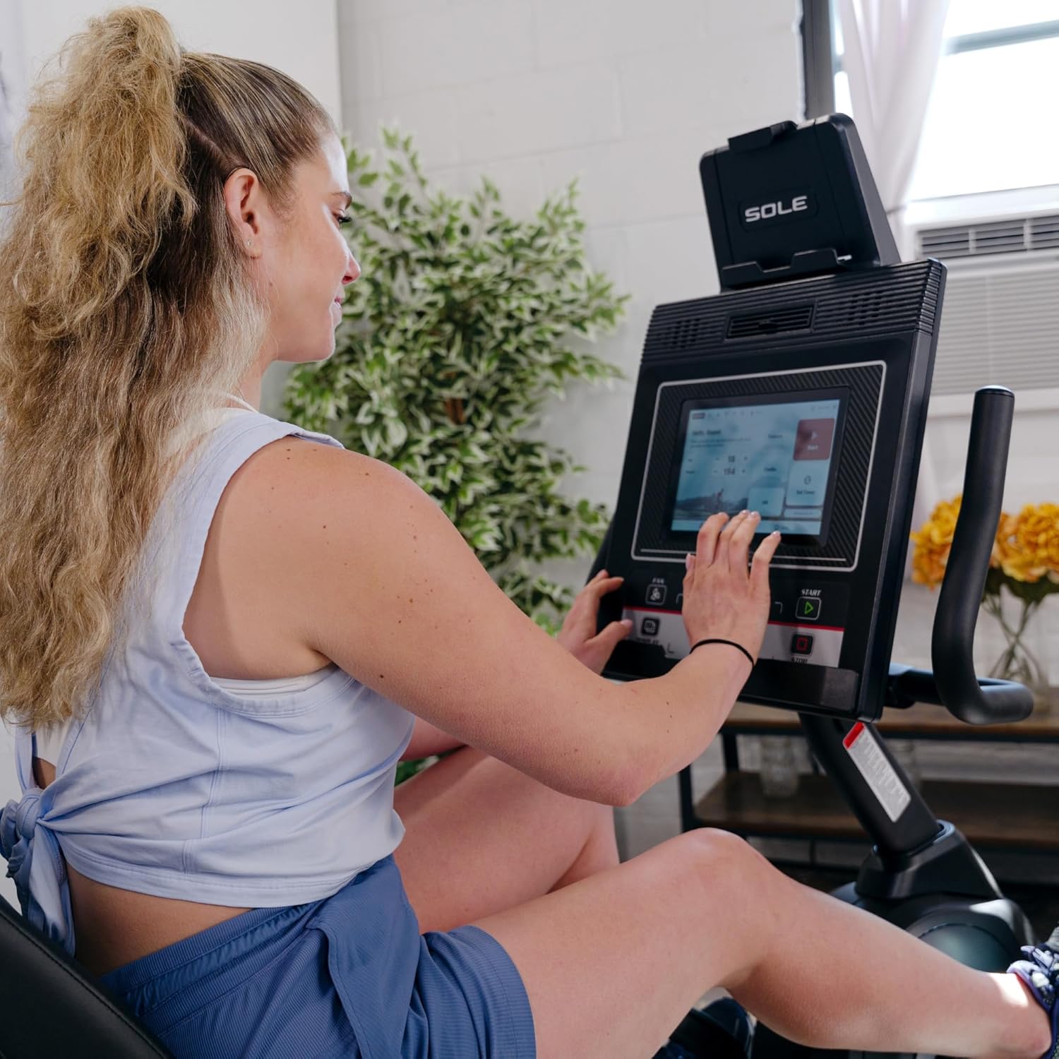 Exercise Bikes - Upright, Recumbent Bikes for Home Fitness, Indoor Gym Equipment, Seat Cushion, Touch Screen/LCD Display Options