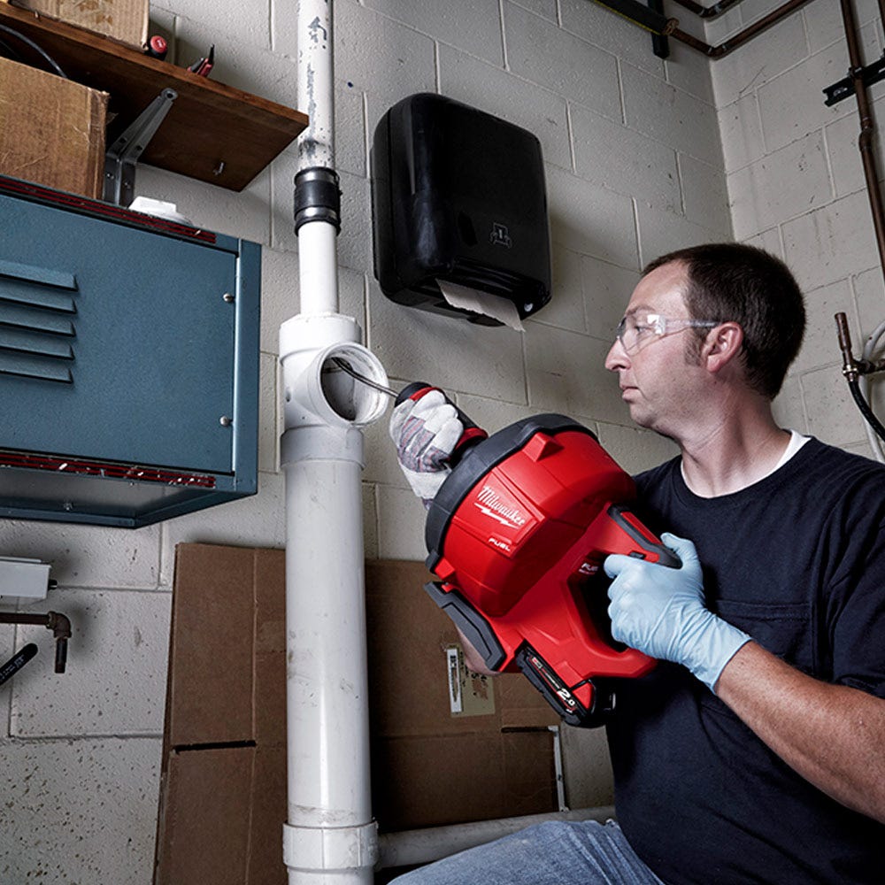 MILWAUKEE M18 Power Feed Drain Cleaner Skin M18FDCPF8-0C