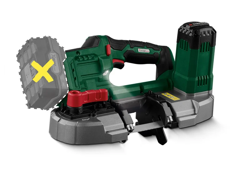 PARKSIDE Scie à ruban sans fil PMBA 20-Li B2, 20 V