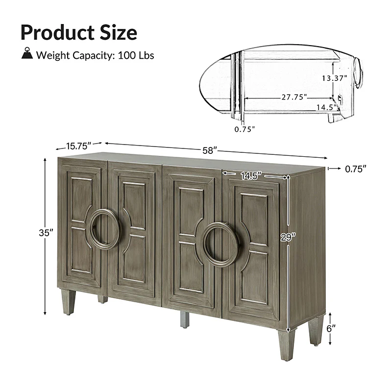 Alex 58 Wide Sideboard