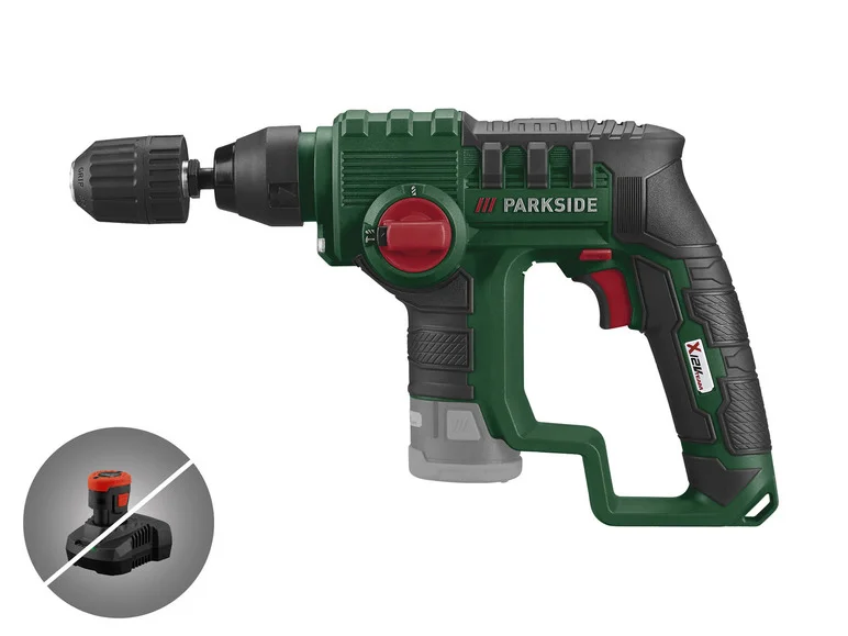 PARKSIDE Marteau perforateur sans fil PBHA 12 A1, 12 V